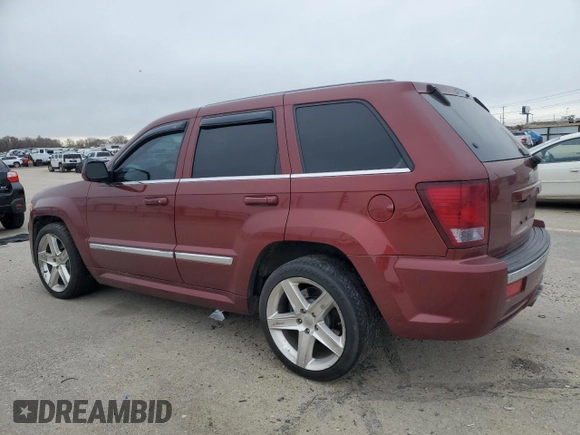 2008 Jeep Grand Cherokee SRT-8 with VIN 1J8HR78348C162460, listed as a Copart auction lot 43966375 with 94,444 mi miles and Salvage Title. Bid and sale history available at carsss.com. Image 2.
