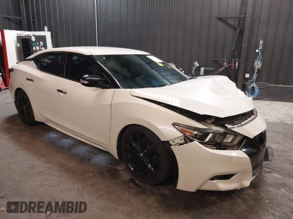 2016 Nissan Maxima SL with VIN 1N4AA6AP2GC439621, listed as a IAAI auction lot 41745052 with 23,484 mi miles and . Bid and sale history available at DreamBid. Image 1.