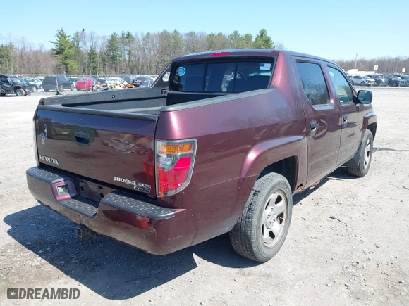 2008 Honda Ridgeline RT with VIN 2HJYK16248H519809, listed as a IAAI auction lot 42103353 with 247,420 mi miles. Bid and sale history available at carsss.com. Image 6.