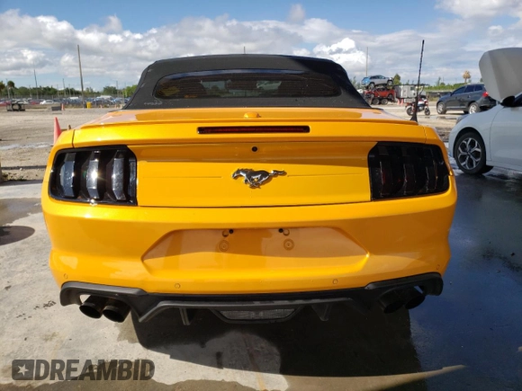2022 Ford Mustang EcoBoost with VIN 1FATP8UH2N5147928, listed as a Copart auction lot 48338643 with 4,570 mi miles and . Bid and sale history available at DreamBid. Image 6.