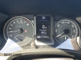 2016 Toyota Tacoma SR with VIN 5TFCZ5AN1GX005218, listed as a Copart auction lot 50140325 with 154,076 mi miles and Salvage Title. Bid and sale history available at carsss.com. Image 9.