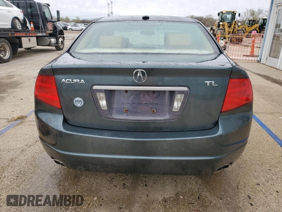2005 Acura TL with VIN 19UUA66225A052324, listed as a Copart auction lot 51830865 with 79,251 mi miles and Salvage Title. Bid and sale history available at carsss.com. Image 6.