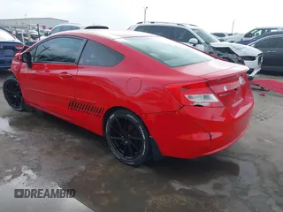 2012 Honda Civic Cpe LX with VIN 2HGFG3B52CH552875, listed as a IAAI auction lot 41752141 with 132,342 mi miles. Bid and sale history available at carsss.com. Image 3.