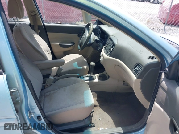 2011 Hyundai Accent GLS with VIN KMHCN4AC5BU581713, listed as a IAAI auction lot 42188420 with 170,380 mi miles and . Bid and sale history available at DreamBid. Image 5.