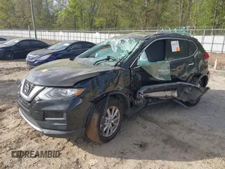 2019 Nissan Rogue SL with VIN 5N1AT2MV4KC702722, listed as a IAAI auction lot 41963782 with 1 mi miles. Bid and sale history available at carsss.com. Image 2.