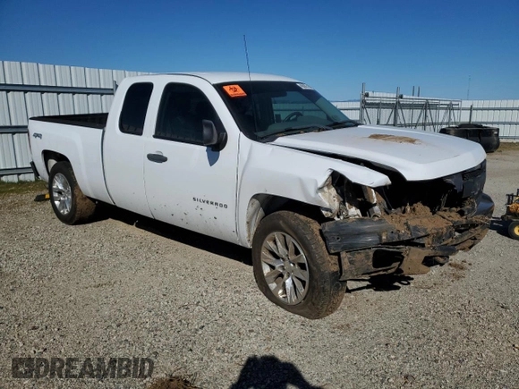 2012 Chevrolet Silverado 1500 Work Truck with VIN 1GCRKPEA0CZ128363, listed as a Copart auction lot 46669325 with 130,715 mi miles and Salvage Title. Bid and sale history available at DreamBid. Image 4.