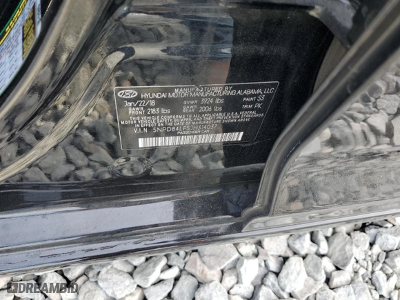 2018 Hyundai Elantra SEL with VIN 5NPD84LF5JH314037, listed as a Copart auction lot 51813095 with 114,411 mi miles and Salvage Title. Bid and sale history available at carsss.com. Image 12.