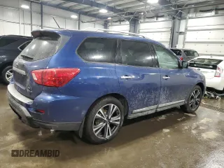 2017 Nissan Pathfinder SV with VIN 5N1DR2MM1HC641910, listed as a Copart auction lot 42714965 with 163,183 mi miles and Non Repairable. Bid and sale history available at carsss.com. Image 3.