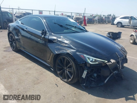 2020 Infiniti Q60 Luxe with VIN JN1EV7EK5LM340657, listed as a IAAI auction lot 42420359 with 32,554 mi miles and . Bid and sale history available at DreamBid. Image 6.