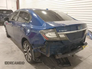 2015 Honda Civic Sedan EX-L with VIN 19XFB2F92FE206149, listed as a IAAI auction lot 41562377 with 153,303 mi miles. Bid and sale history available at carsss.com. Image 3.