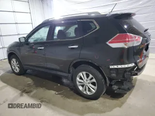2016 Nissan Rogue SV with VIN KNMAT2MV5GP644107, listed as a Copart auction lot 51036385 with 35,066 mi miles and Salvage Title. Bid and sale history available at DreamBid. Image 2.