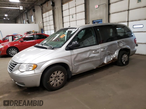 2007 Chrysler Town & Country LWB LX with VIN 2A4GP44R87R352148, listed as a Copart auction lot 72622464 with 194,727 mi miles and Clean Title. Bid and sale history available at carsss.com. Image 1.