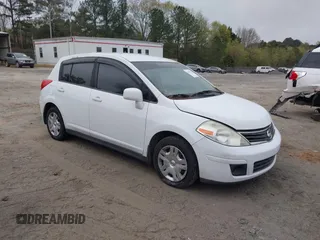 2010 Nissan Versa 1.8 S with VIN 3N1BC1CP8AL398256, listed as a IAAI auction lot 41929841 with 157,198 mi miles. Bid and sale history available at carsss.com. Image 1.