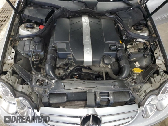 2004 Mercedes-Benz CLK 320 with VIN WDBTK65G54T005178, listed as a Copart auction lot 58312605 with 101,127 mi miles and Salvage title. Bid and sale history available at DreamBid. Image 11.