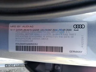 2018 Audi A6 Premium Plus with VIN WAUD8AFC8JN056352, listed as a Copart auction lot 41503963 with 80,723 mi miles. Bid and sale history available at carsss.com. Image 12.