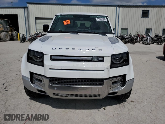 2023 Land Rover Defender с VIN SALEVFEU4P2217208, выставлен на аукционе Copart как лот 71833904 с пробегом Не указан миль и Списание • Salvage title. История ставок и продаж доступна на DreamBid. Изображение 5.