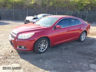2013 Chevrolet Malibu ECO with VIN 1G11F5SR3DF159540, listed as a IAAI auction lot 42002291 with 113,999 mi miles. Bid and sale history available at carsss.com. Image 2.