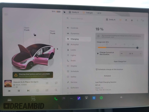 2023 Tesla Model 3 z VIN 5YJ3E1EA8PF671613, wystawiony jako IAAI lot #41737438 z przebiegiem 21 405 mil mil oraz . Historia ofert i sprzedaży dostępna na DreamBid. Obrazek 17.