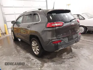2016 Jeep Cherokee Limited with VIN 1C4PJMDS3GW296279, listed as a IAAI auction lot 41914810 with 124,886 mi miles and . Bid and sale history available at DreamBid. Image 3.