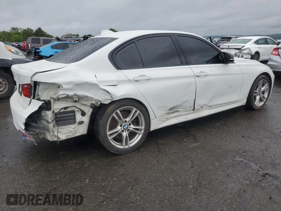 2014 BMW 3 Series 335i xDrive with VIN WBA3B9G51ENR92301, listed as a Copart auction lot 58296885 with 81,988 mi miles and Salvage title. Bid and sale history available at DreamBid. Image 3.
