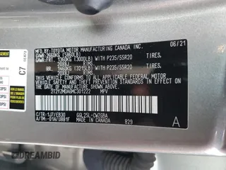 2021 Lexus RX with VIN 2T2YZMDA6MC301222, listed as a Copart auction lot 87929695 with 51,693 mi miles and Salvage Title. Bid and sale history available at carsss.com. Image 14.