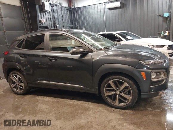 2019 Hyundai Kona Ultimate with VIN KM8K5CA57KU325421, listed as a IAAI auction lot 41369897 with 30,733 mi miles. Bid and sale history available at carsss.com. Image 14.