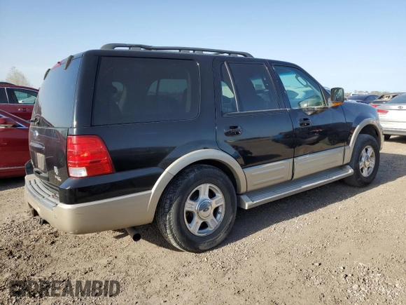 2006 Ford Expedition Eddie Bauer z VIN 1FMPU17596LA63188, wystawiony jako Copart lot #48068705 z przebiegiem 259 191 mil mil oraz Szkoda całkowita • Salvage title. Historia ofert i sprzedaży dostępna na DreamBid. Obrazek 3.