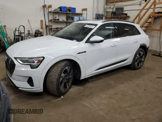 2021 Audi e-tron Premium with VIN WA1AAAGE4MB012617, listed as a Copart auction lot 42324445 with 42,766 mi miles and Salvage Title. Bid and sale history available at carsss.com. Image 1.