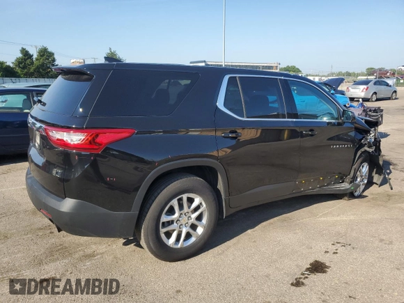 2020 Chevrolet Traverse LS z VIN 1GNERFKW1LJ131086, wystawiony jako Copart lot #64578495 z przebiegiem 114 958 mil mil oraz Szkoda całkowita • Salvage title. Historia ofert i sprzedaży dostępna na DreamBid. Obrazek 3.
