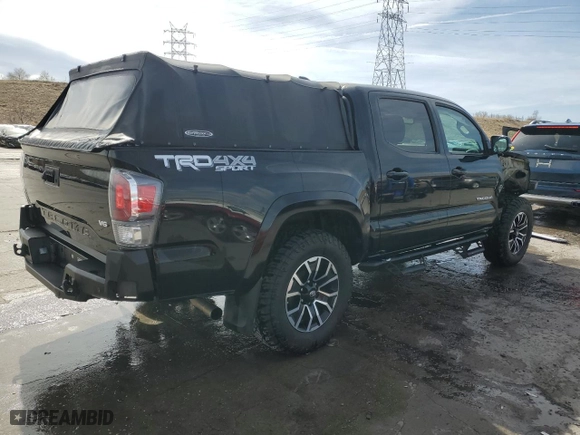 2020 Toyota Tacoma 4WD SR5 with VIN 3TMCZ5AN3LM332543, listed as a Copart auction lot 50872735 with 92,396 mi miles and Salvage Title. Bid and sale history available at carsss.com. Image 3.