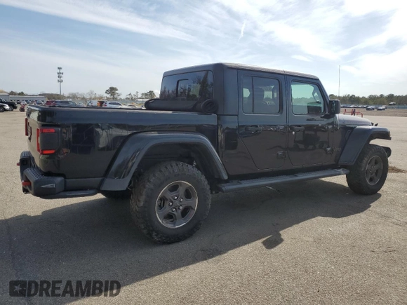 2020 Jeep Gladiator Rubicon with VIN 1C6JJTBG3LL112251, listed as a Copart auction lot 54123125 with Not provided miles and Salvage title. Bid and sale history available at DreamBid. Image 3.