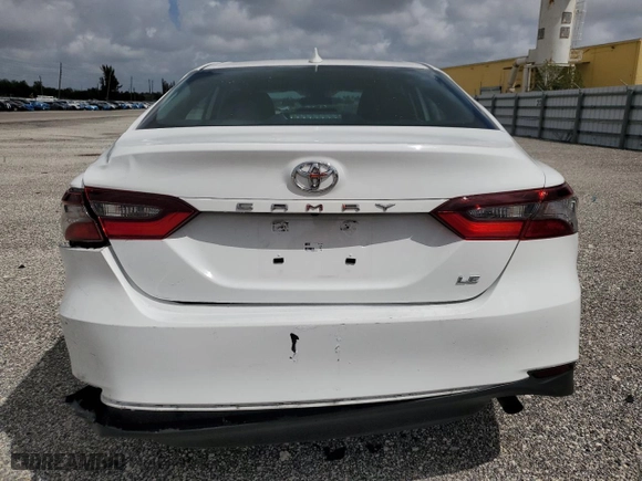 2024 Toyota Camry LE with VIN 4T1C11AK1RU856375, listed as a Copart auction lot 51189005 with 50,574 mi miles and Clean Title. Bid and sale history available at carsss.com. Image 6.