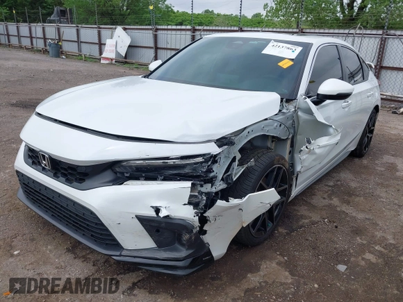 2022 Honda Civic Sport Touring z VIN 19XFL1H8XNE009448, wystawiony jako IAAI lot #42137863 z przebiegiem 58 594 mil mil oraz . Historia ofert i sprzedaży dostępna na DreamBid. Obrazek 18.