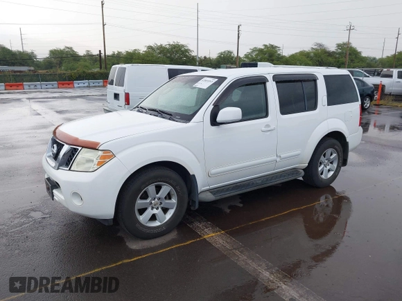 2008 Nissan Pathfinder LE with VIN 5N1AR18U58C603281, listed as a IAAI auction lot 42069265 with 111,813 mi miles and . Bid and sale history available at DreamBid. Image 2.