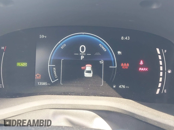 2025 Toyota Camry LE with VIN 4T1DAACKXSU541257, listed as a IAAI auction lot 42052246 with 13,585 mi miles and . Bid and sale history available at DreamBid. Image 7.