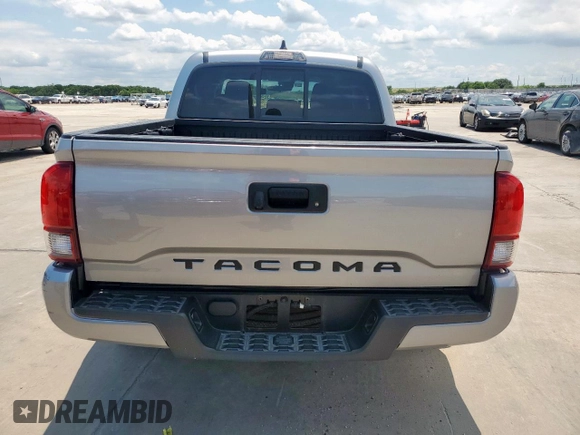 2021 Toyota Tacoma SR with VIN 5TFAX5GN2MX193408, listed as a Copart auction lot 57610355 with 51,557 mi miles and Salvage title. Bid and sale history available at DreamBid. Image 6.