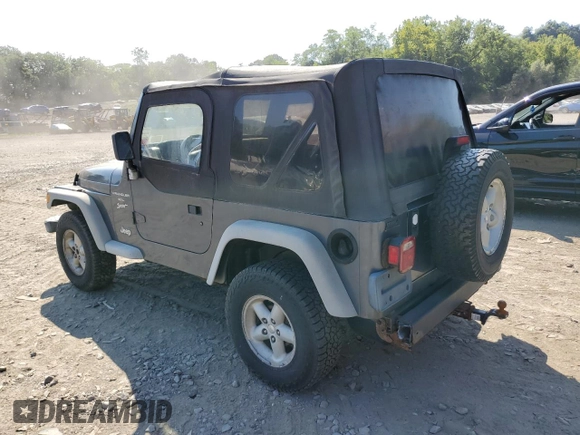 2001 Jeep Wrangler Sport with VIN 1J4FA49S41P352844, listed as a Copart auction lot 69216924 with 160,129 mi miles and Clean Title. Bid and sale history available at carsss.com. Image 2.