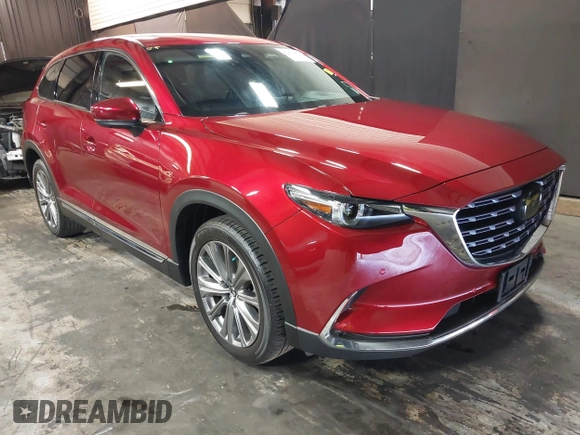 2023 Mazda CX-9 Signature with VIN JM3TCBEY4P0634153, listed as a IAAI auction lot 42132856 with 25,131 mi miles and . Bid and sale history available at DreamBid. Image 1.