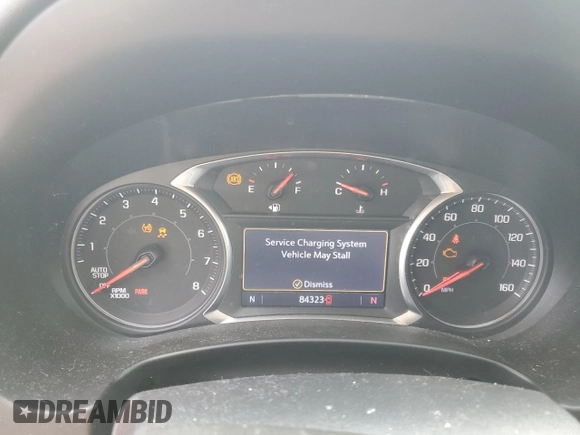 2020 GMC Terrain SLT with VIN 3GKALPEX0LL235844, listed as a Copart auction lot 54317955 with 84,323 mi miles and Salvage title. Bid and sale history available at DreamBid. Image 9.