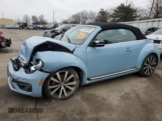 2015 Volkswagen Beetle R-Line z VIN 3VW7T7AT3FM800379, wystawiony jako Copart lot #85943954 z przebiegiem Nie podano mil oraz Szkoda całkowita • Salvage title. Historia ofert i sprzedaży dostępna na DreamBid. Obrazek 1.