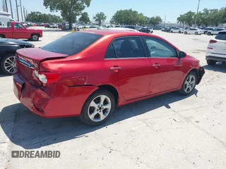 2013 Toyota Corolla L with VIN 2T1BU4EE7DC976801, listed as a IAAI auction lot 42060881 with 123,016 mi miles and . Bid and sale history available at DreamBid. Image 4.