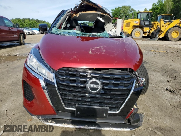 2023 Nissan Kicks SV with VIN 3N1CP5CV2PL521749, listed as a Copart auction lot 58842565 with Not provided miles and Salvage title. Bid and sale history available at DreamBid. Image 5.