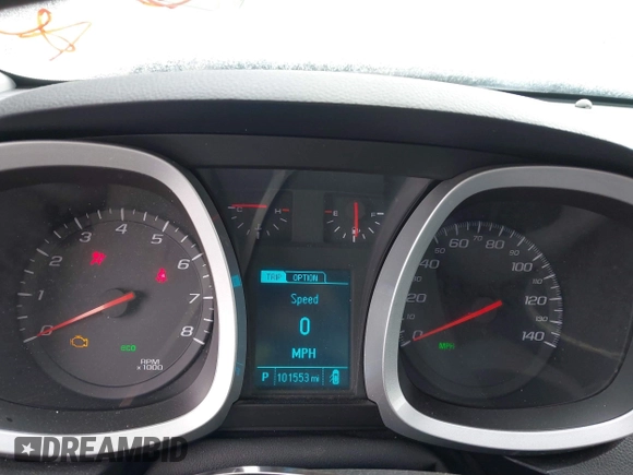 2013 Chevrolet Equinox LT with VIN 1GNALDEK2DZ116757, listed as a IAAI auction lot 42133108 with 101,553 mi miles and . Bid and sale history available at DreamBid. Image 7.