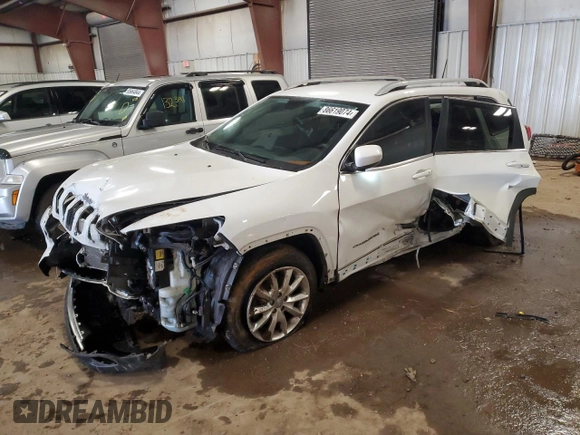 2016 Jeep Cherokee Limited with VIN 1C4PJMDS8GW271331, listed as a Copart auction lot 86619074 with 154,579 mi miles and Clean title. Bid and sale history available at DreamBid. Image 1.