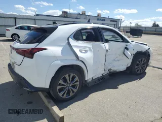 2023 Lexus UX 250h F Sport z VIN JTHB6JBH0P2155693, wystawiony jako Copart lot #56769475 z przebiegiem 61 661 mil mil oraz Szkoda całkowita • Salvage title. Historia ofert i sprzedaży dostępna na DreamBid. Obrazek 3.