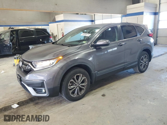 2021 Honda CR-V EX with VIN 2HKRW2H56MH650736, listed as a Copart auction lot 46048575 with 72,134 mi miles and Salvage Title. Bid and sale history available at carsss.com. Image 1.