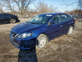 2019 Nissan Sentra SV with VIN 3N1AB7AP5KY389541, listed as a Copart auction lot 45292595 with 44,587 mi miles and Salvage Title. Bid and sale history available at DreamBid. Image 1.