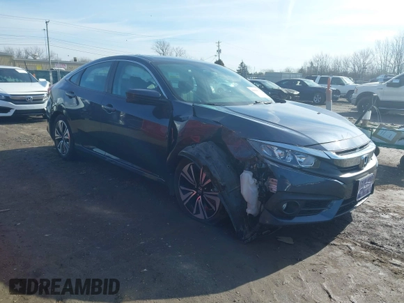 2017 Honda Civic Sedan EX-L with VIN 19XFC1F79HE020486, listed as a IAAI auction lot 41694311 with 77,391 mi miles. Bid and sale history available at carsss.com. Image 1.