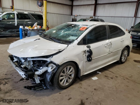 2024 Toyota Corolla LE with VIN 5YFB4MDE4RP101698, listed as a Copart auction lot 51251295 with 0 mi miles and Salvage Title. Bid and sale history available at carsss.com. Image 1.