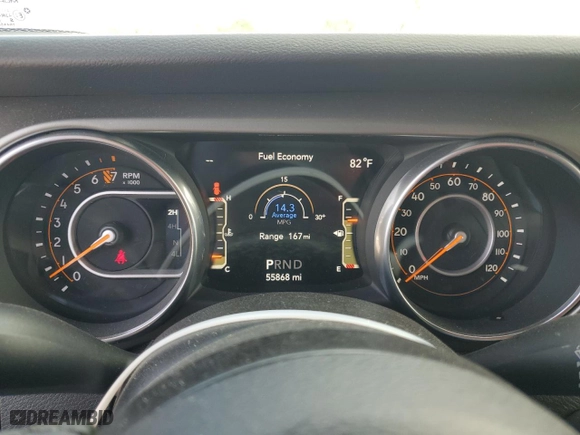 2018 Jeep Wrangler Unlimited Sport S with VIN 1C4HJXDG2JW147032, listed as a Copart auction lot 53462135 with 55,868 mi miles and Salvage Title. Bid and sale history available at carsss.com. Image 9.